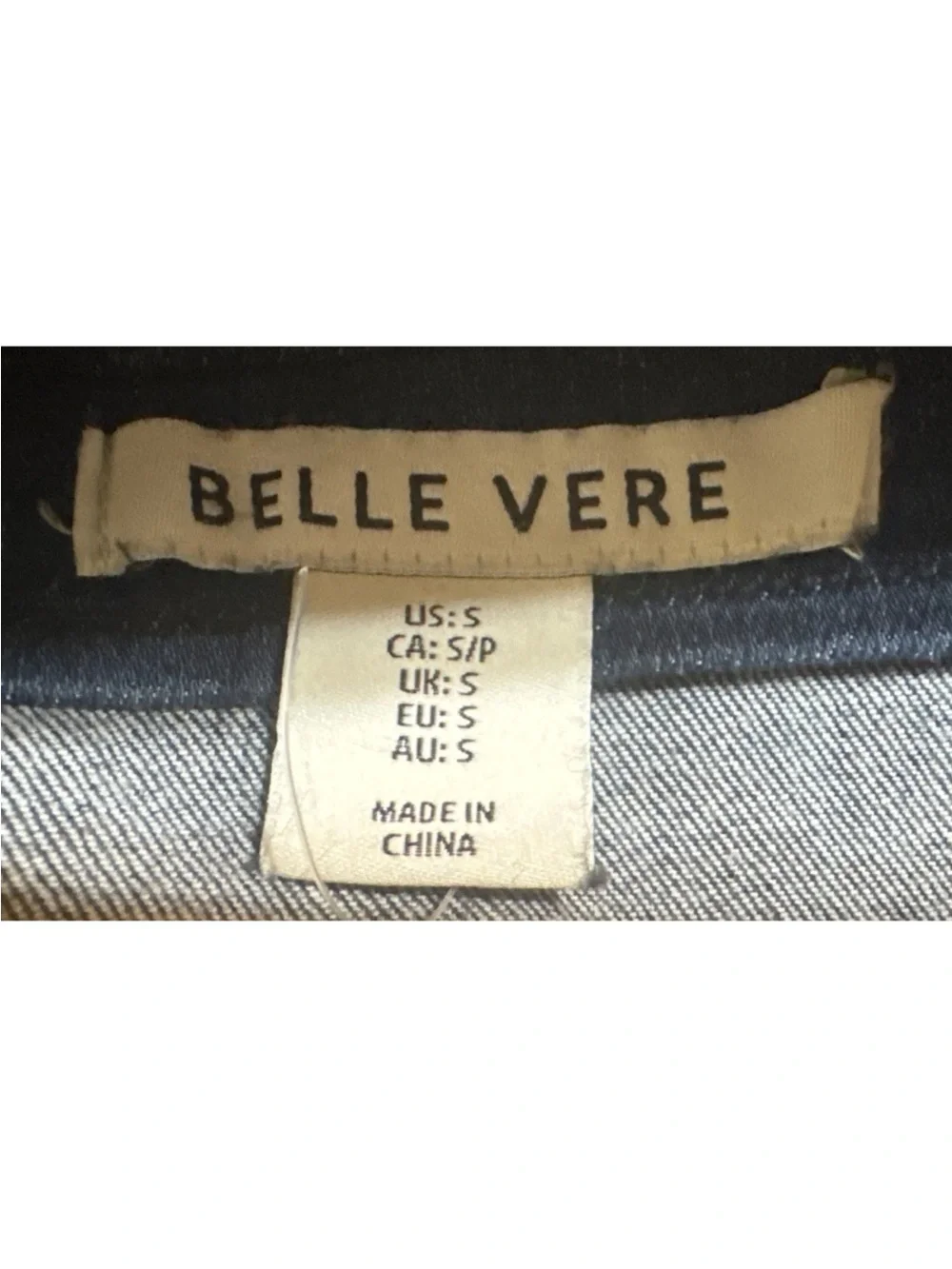 Belle Veré Denim matching set Size Small